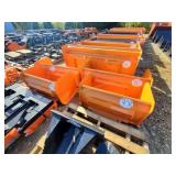 New/Unused 36 in. Mini Skid Steer Snow Pusher