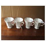 Set of (4) Nikko Porcelain Cups