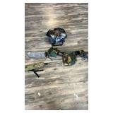Hunting supplies, including bag Gun sleeve And