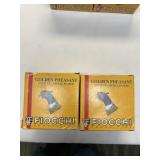 Golden pheasant 12 gauge nickel plate fiocchi