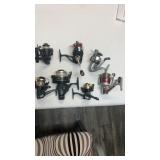 Spinning reels, including DAIWA John Moore