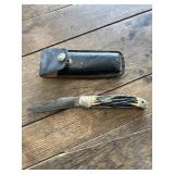 Kabar  Knife with leather case
