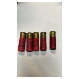 Five Winchester 12 gauge slugs