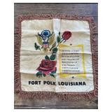 Military Satin Pillow Cover Fort Polk, Louisiana