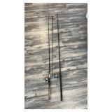 Crappie fishing pole, and lightweight fishing pole
