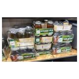 Several brand, new canning jars, including half