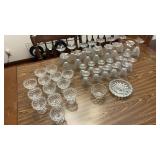 Large set of Fostoria glassware