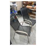 Pair of matching patio chairs