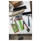 Hammers, pliers, screwdrivers, socket holders,