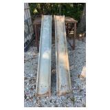 80 inch long pair of steel ramps