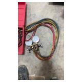 Robinair refrigeration, gauges, lines, and tools