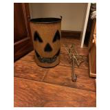 Beach towels, sewing boxes, Halloween decorations,