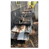 Assortment of barn, metal thin wall drain tile
