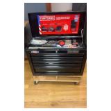 Craftsman toolbox with  tools and other items
