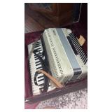 Casino Italian made accordion with case