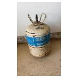 Approximately half full30 pound container of