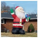 20 foot tall blowup Santa Claus