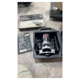 Craftsman router with guide and case