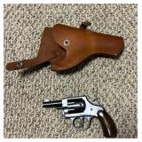 Iver Johnson double action revolver with holster,