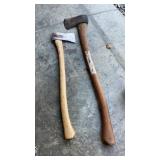 Two axes,  one made in Germany