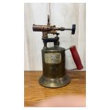 Antique brass torch