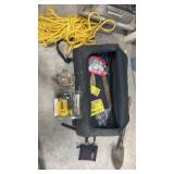 Four wheeler tool kit, including rope, portable,