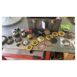 Large assortment of grinder, accessories,