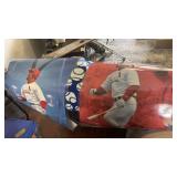 Baseball blanket, and Mark McGuire posters