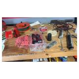 Bench top special, including ext. cord,  bottle,