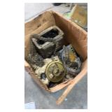 Reduction, gearbox, pulleys, gears, bearings,