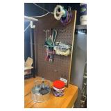 Soldering supplies, including tape, flux clips,