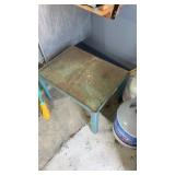Iron stand, and office chair