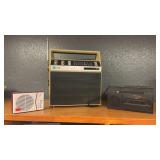 Electronics, including transistor radio, eight