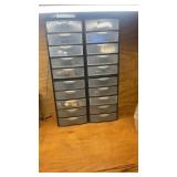 Organizer full of electronic supplies