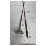 Steel tamper and fiberglass handle trimmer