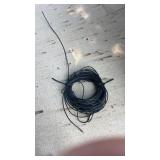 Large roll of TV coaxial cable