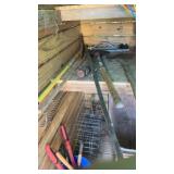 double bit ax, splitting mall, steel prybar gas