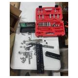 Large assortment of 3/8 and quarter inch sockets