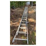 40 ft  Aluminum extension ladder, heavy duty