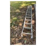 Werner 24 foot aluminum step ladder