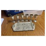 Sake set made in occupied Japan