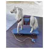 Antique horse pull toy