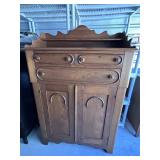 Antique Dutch cupboard or jelly cabinet.