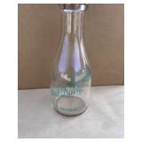 Summit Dairy milk bottle, Wakefield Michigan 10"