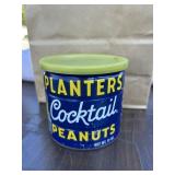 Vintage Planters cocktail peanut can