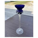Cobalt Blue candle holder
