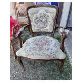 Antique needle pointed chair