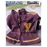 Vintage letterman sweater 1945-46 Yanks- size Med