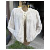 Fur sweater, reversible small/medium.
