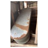 Large cattle water tank. Raised garden tank